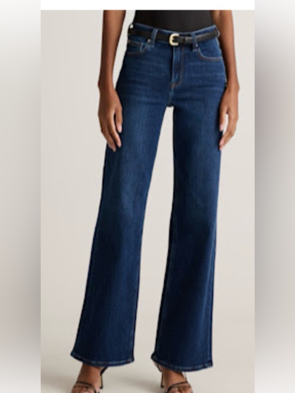 Quince Bella stretch Wide Leg jeans